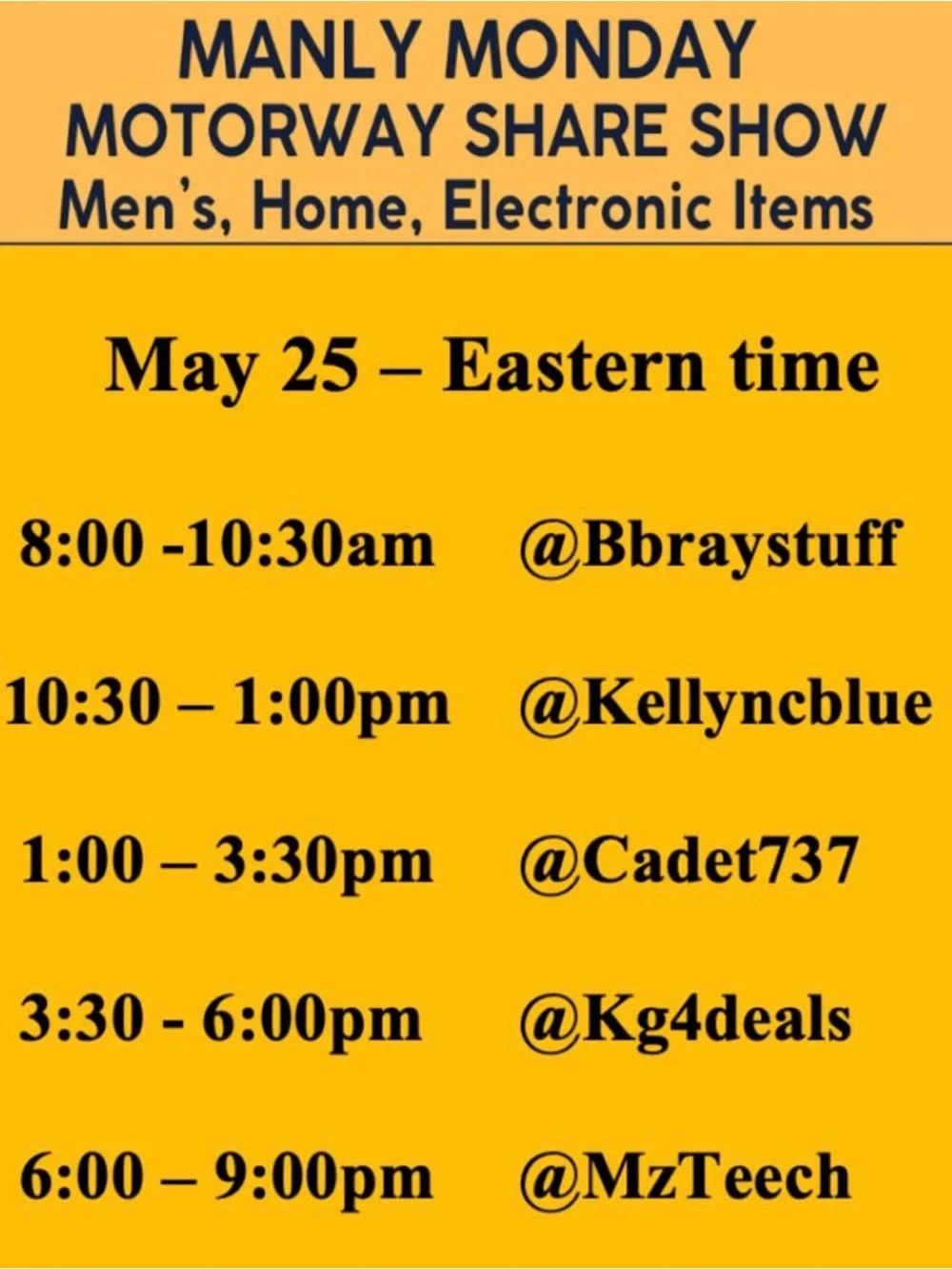 MANLY MONDAY, GRADS, DADS, & LADS Edit. 8:00 am. - 9:00 p.m. MAY 25th - Picture 3 of 7